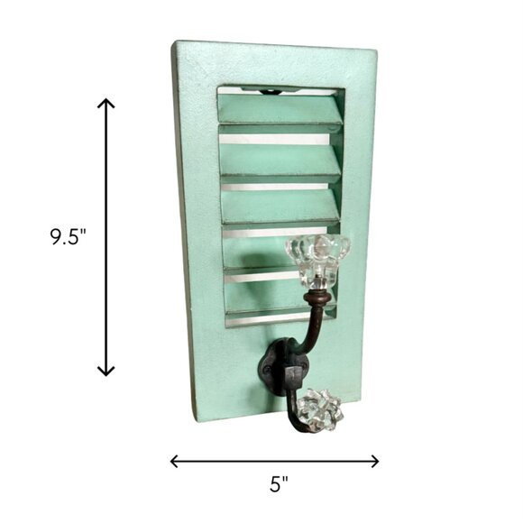 Shutter Style Hook Wall Hanging - Picture 6 of 10